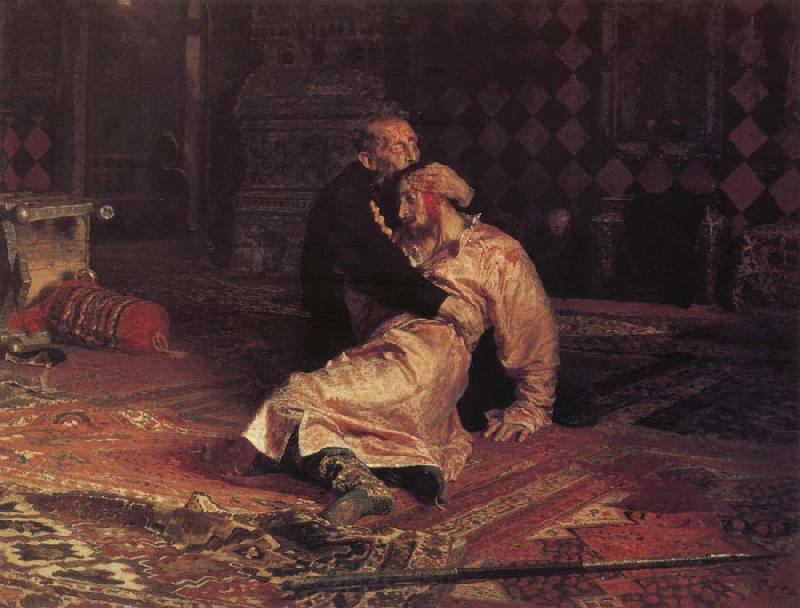 Ilya Repin Ivan the Terrible and his Son on 16 November 1581